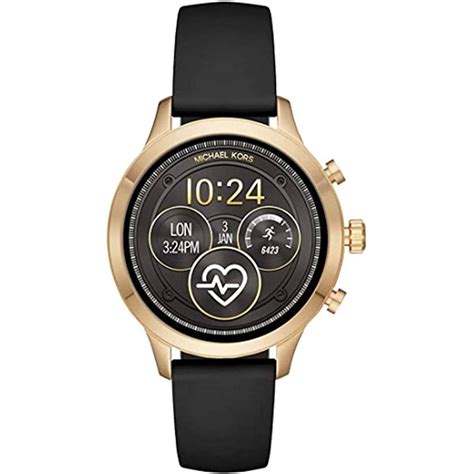 michael kors access runway gen 4 display smartwatch mkt5053|rose gold mk smart watch.